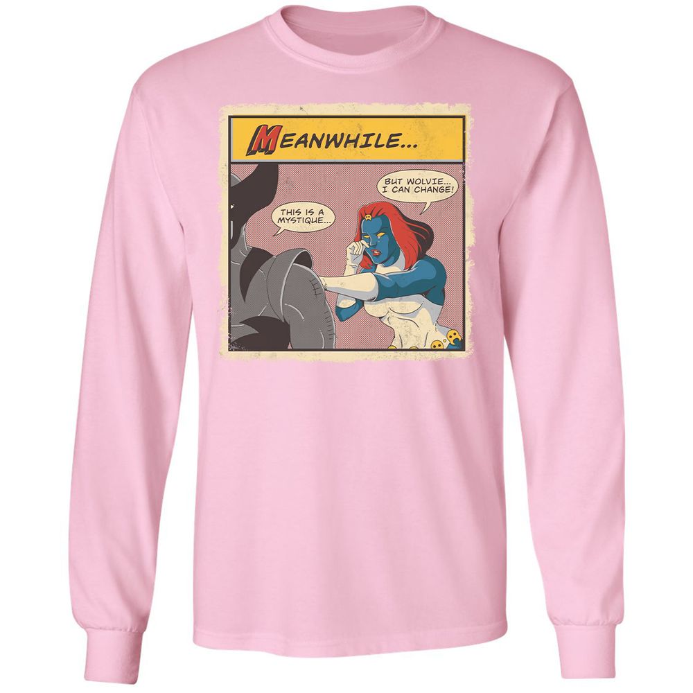 Long Sleeve T-Shirt - PFQQ9V8H - Light Pink - 3