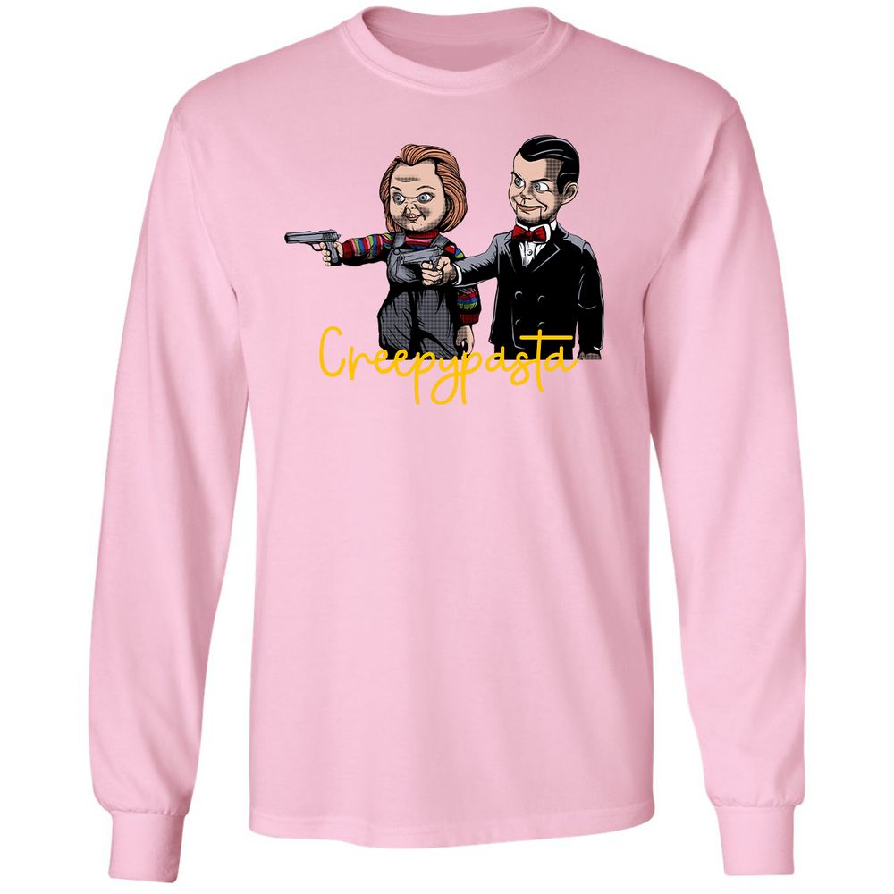 Long Sleeve T-Shirt - 5T2GVB6N - Light Pink - 3