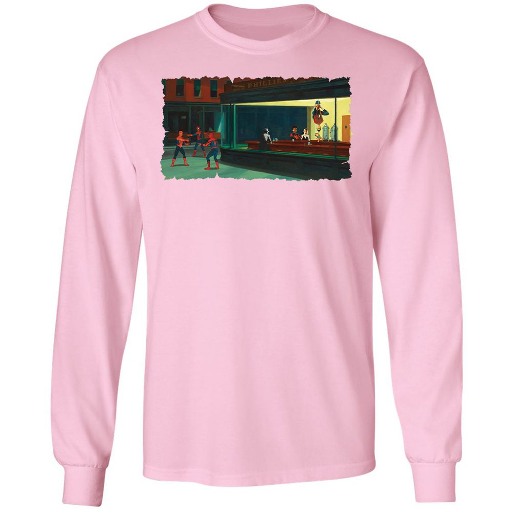Long Sleeve T-Shirt - K7EKEPWV - Light Pink - 3