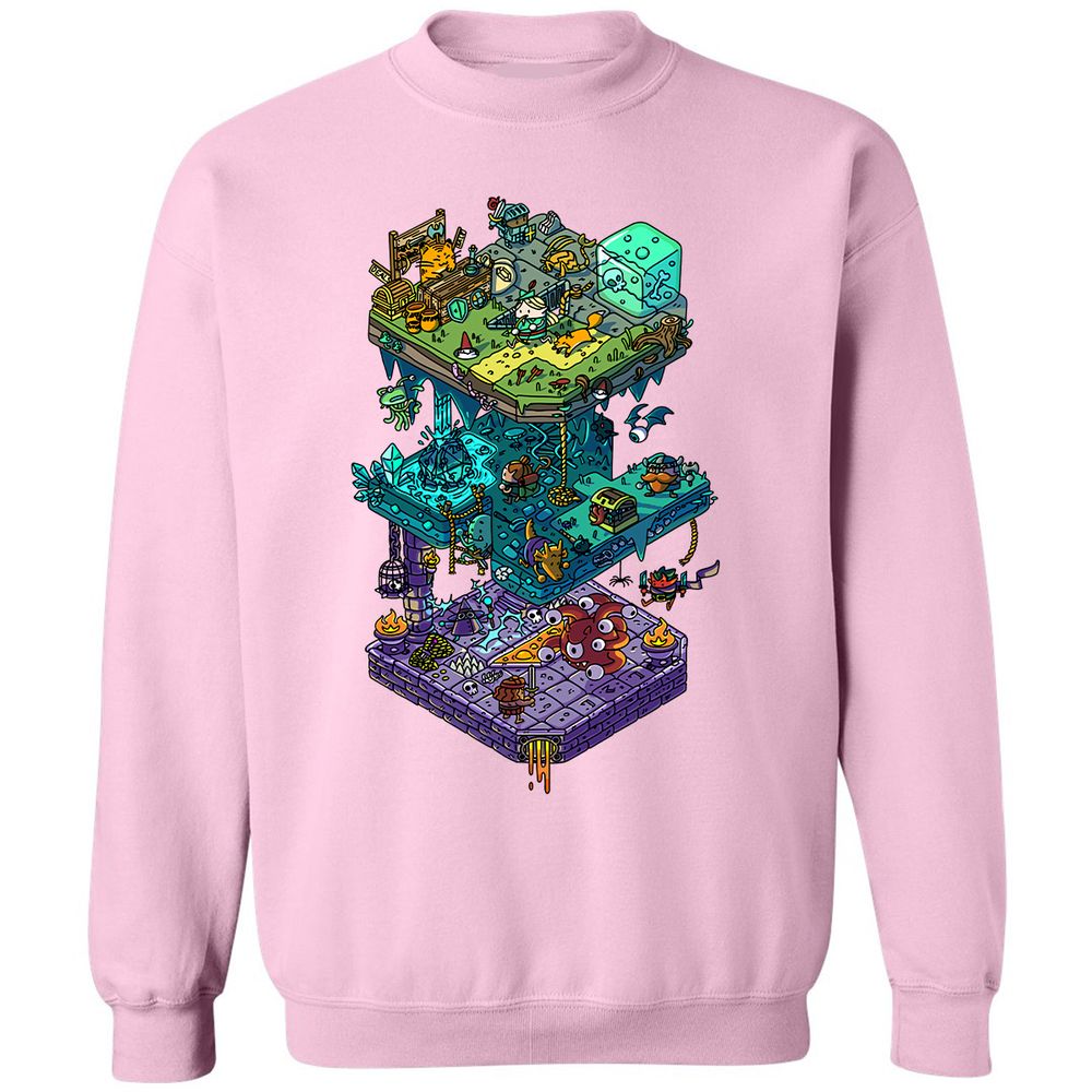 Classic Unisex Sweatshirt - YK5FSWK7 - Light Pink - 3