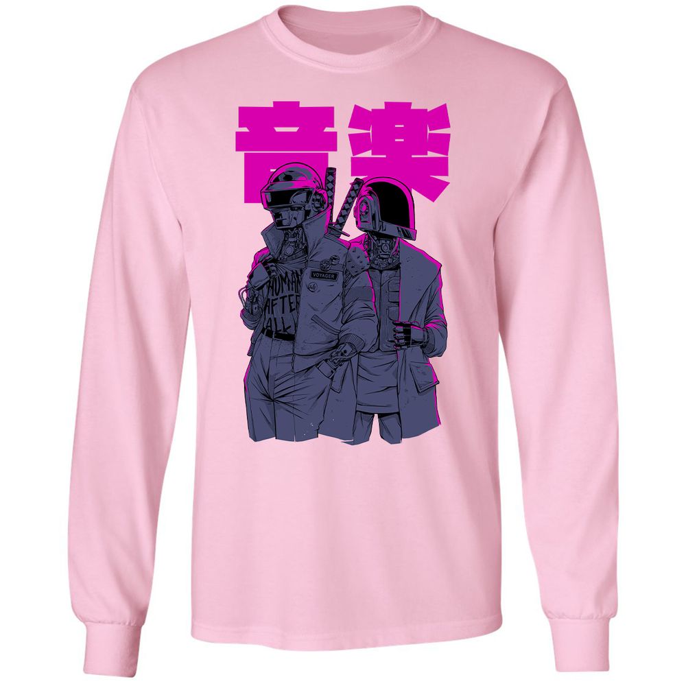 Long Sleeve T-Shirt - 4HSVJVN9 - Light Pink - 3