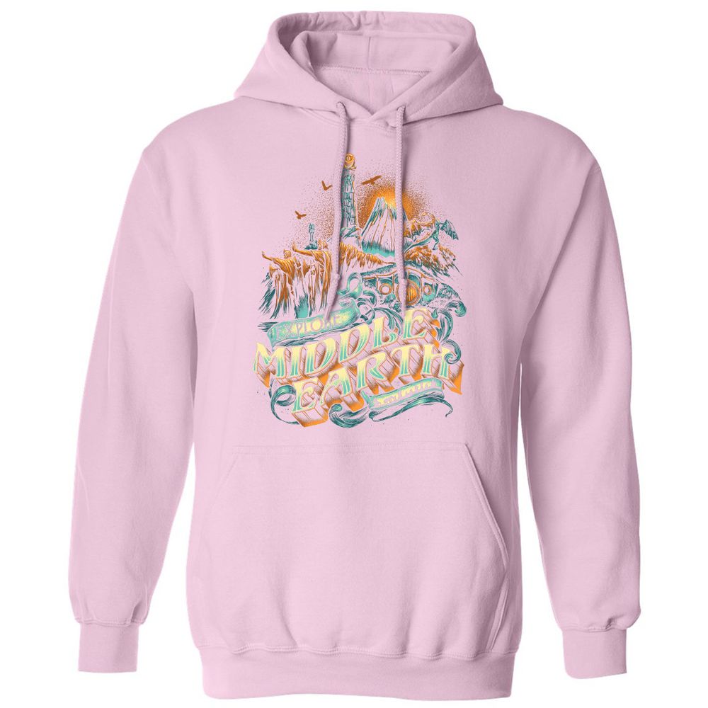 Classic Unisex Hoodie - HR9U4RUZ - Light Pink - 3