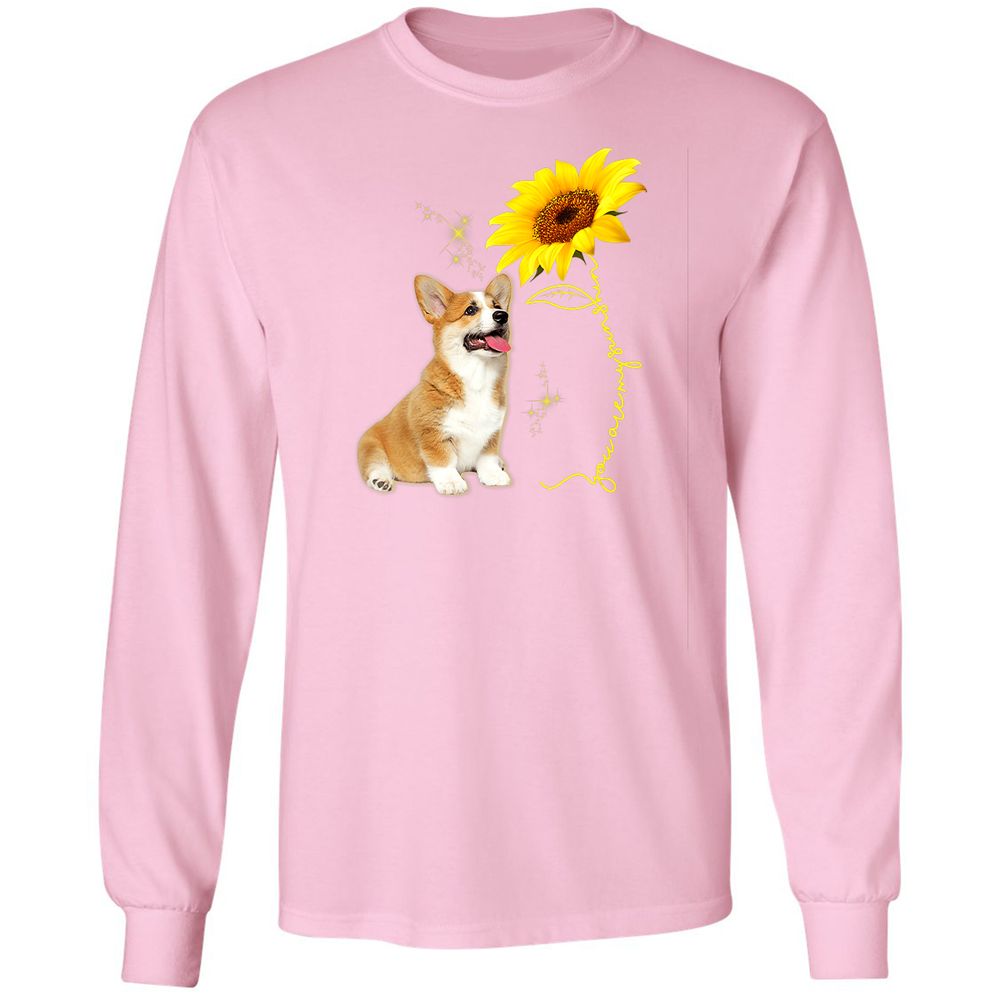 Long Sleeve T-Shirt - EHVP3ELS - Light Pink - 3