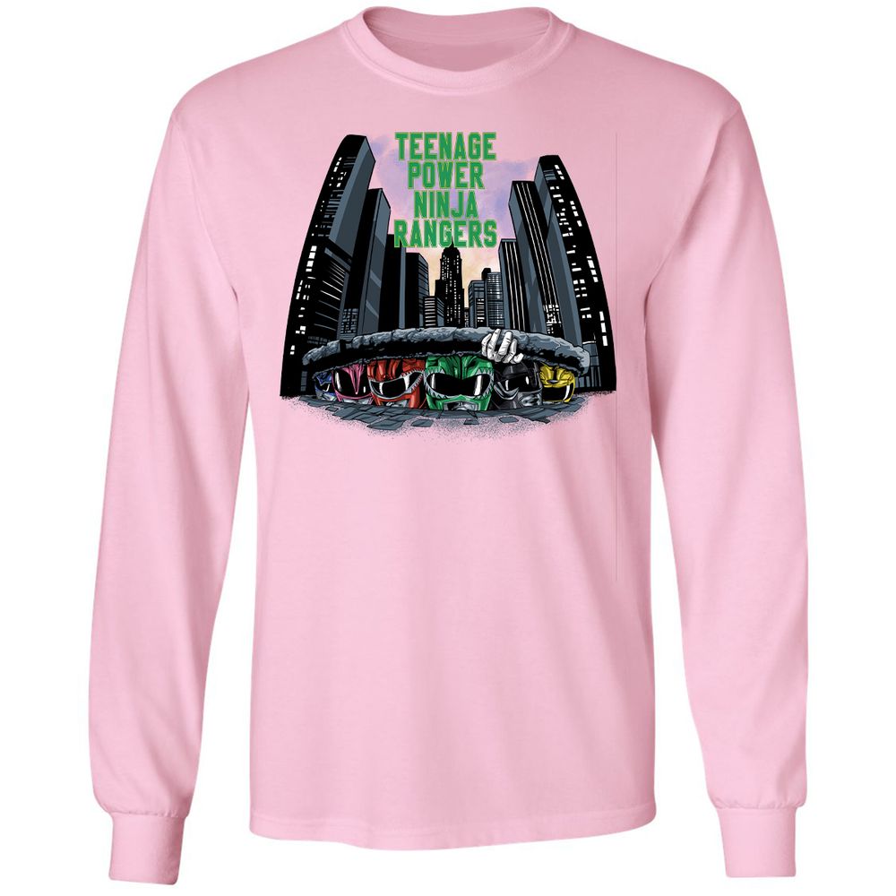 Long Sleeve T-Shirt - FFBBYJKH - Light Pink - 3