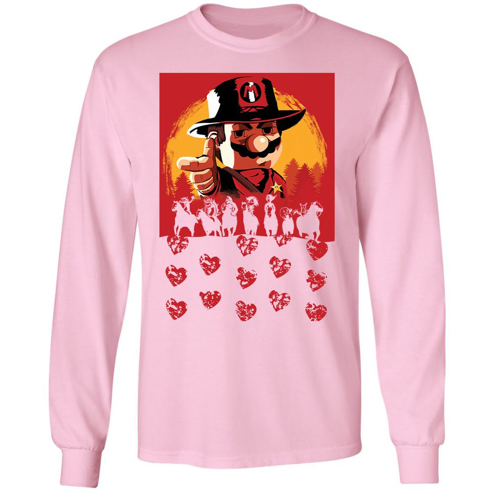 Long Sleeve T-Shirt - GF49FUM4 - Light Pink - 3