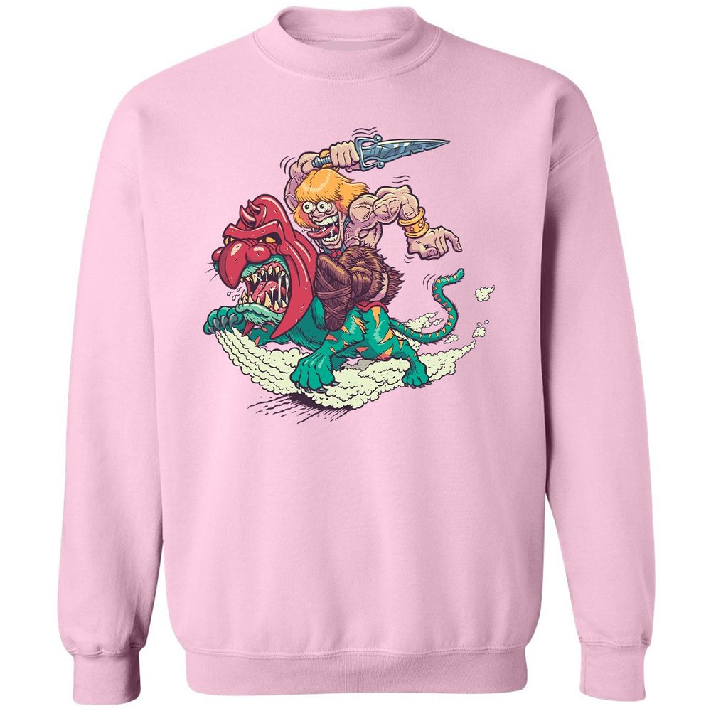 Classic Unisex Sweatshirt - 4K4CELXD - Light Pink - 3