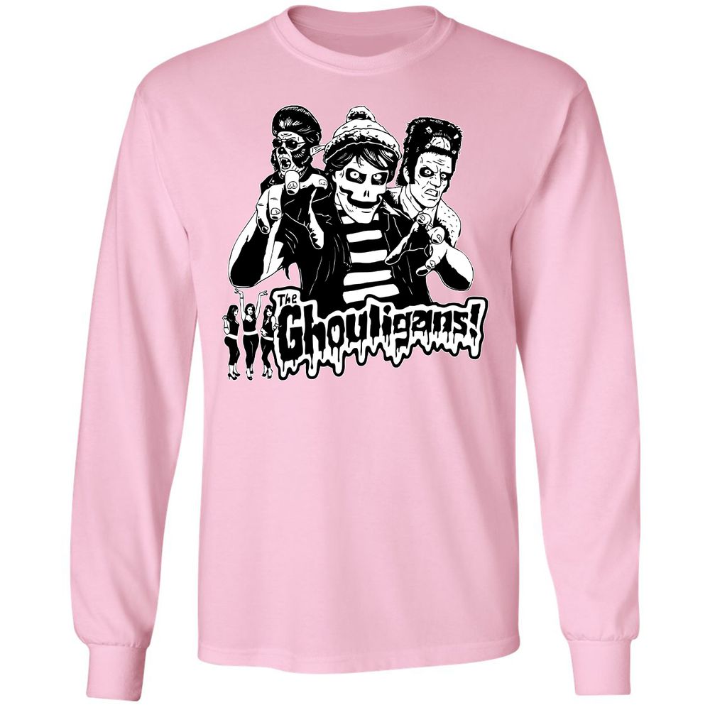 Long Sleeve T-Shirt - SVVUNMNK - Light Pink - 3
