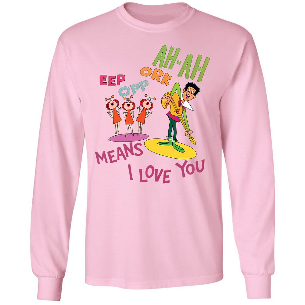 Long Sleeve T-Shirt - 7WQA9DF1 - Light Pink - 3