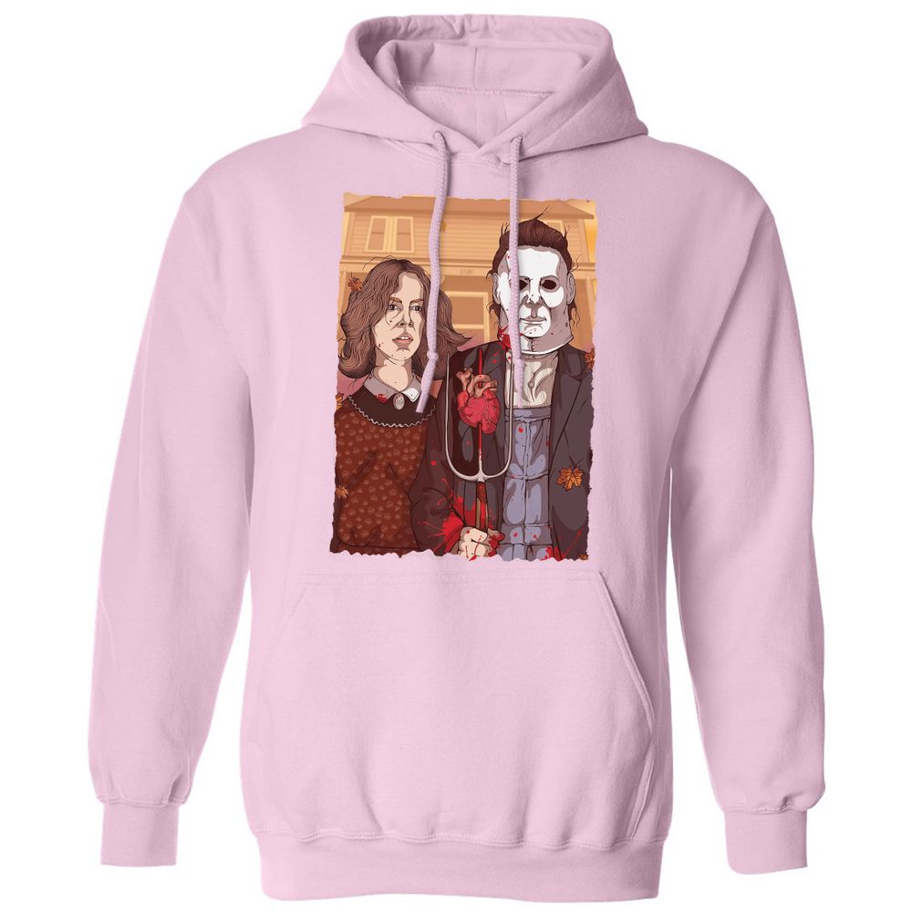 Classic Unisex Hoodie - M1XQ14JD - Light Pink - 3