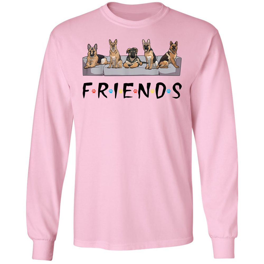 Long Sleeve T-Shirt - UGXQ3ZMU - Light Pink - 3