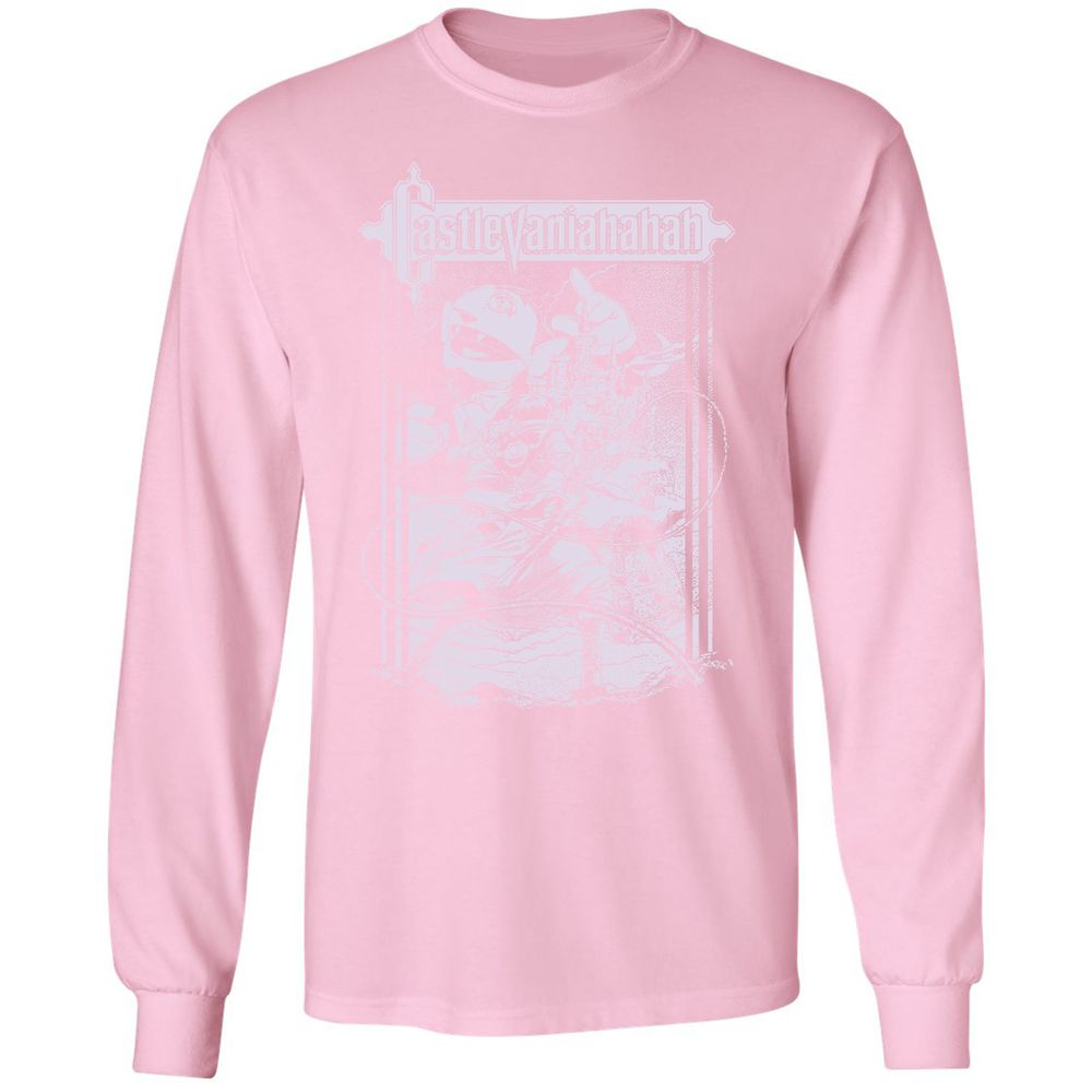 Long Sleeve T-Shirt - THCMQXQU - Light Pink - 3