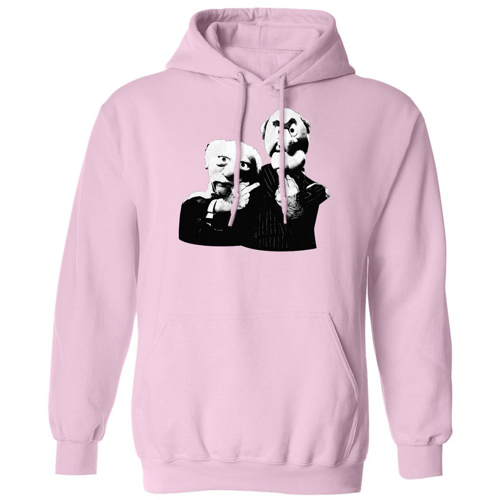 Statler and Waldorf Middle Finger - Light Pink - 3
