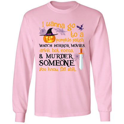 Long Sleeve T-Shirt - 6E9SEGP5 - Light Pink - 3