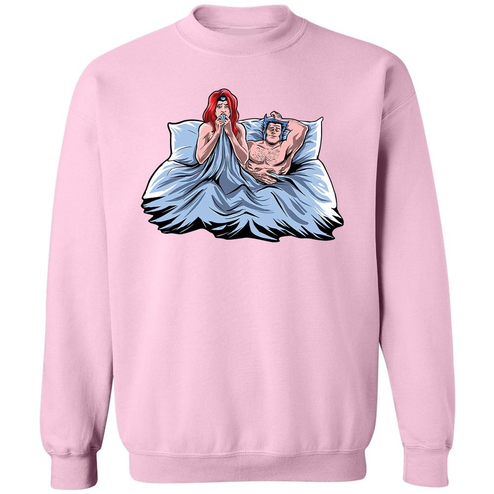 Classic Unisex Sweatshirt - TFTATSUC - Light Pink - 3