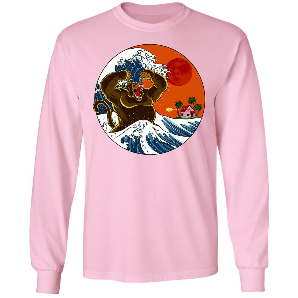 Long Sleeve T-Shirt - KAMM9BFH - Light Pink - 3