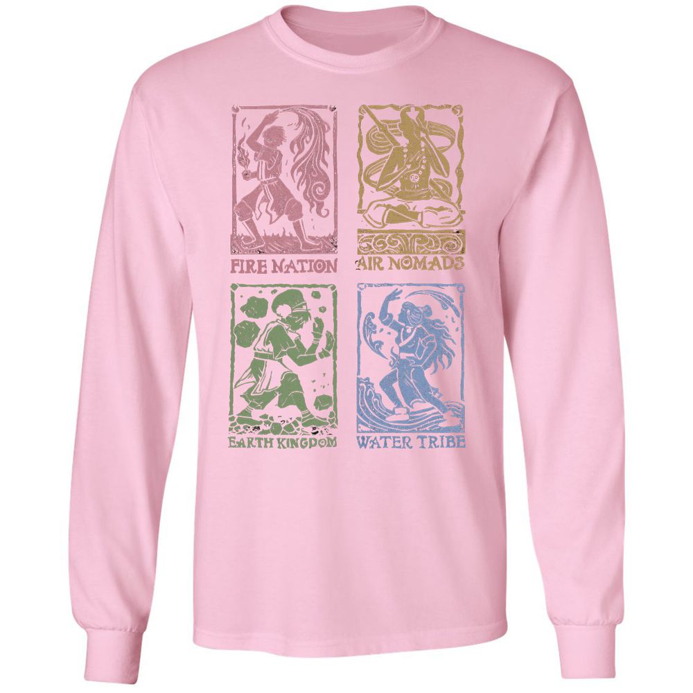 Long Sleeve T-Shirt - C1BBY1W1 - Light Pink - 3