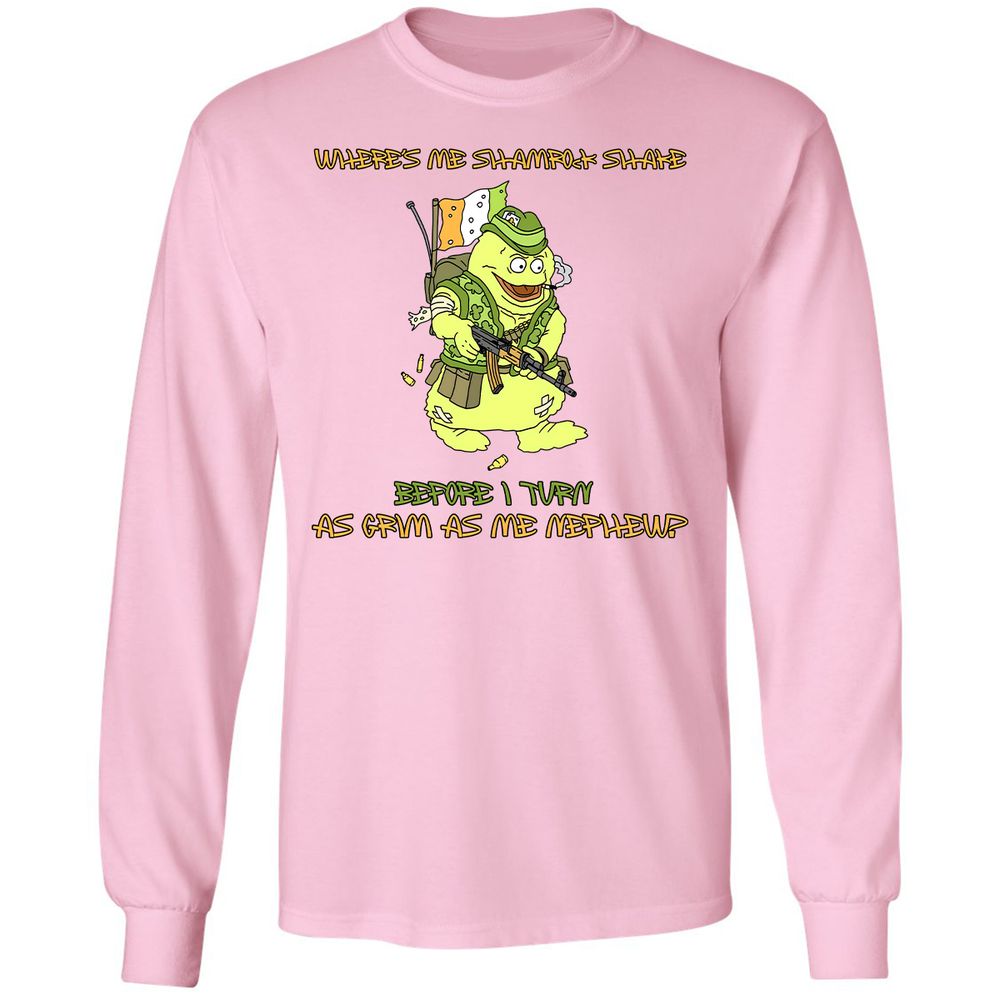 Long Sleeve T-Shirt - U7XANU8K - Light Pink - 3