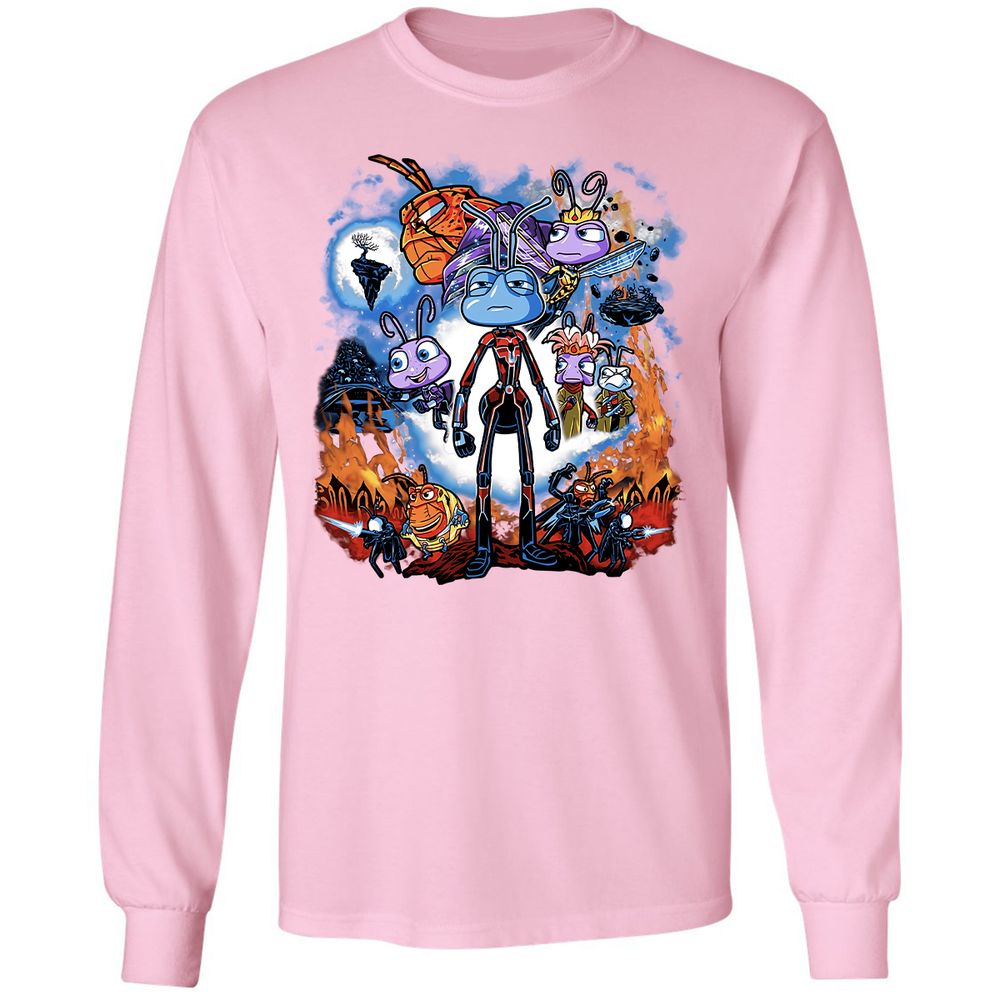 Long Sleeve T-Shirt - VQLBHVP4 - Light Pink - 3