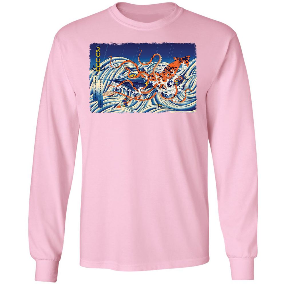 Long Sleeve T-Shirt - XQVHDVQ8 - Light Pink - 3