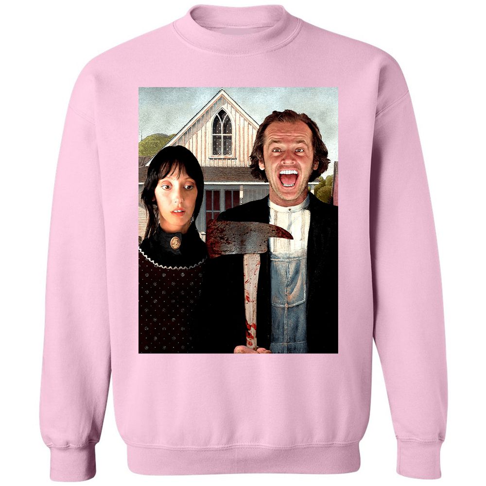 Classic Unisex Sweatshirt - BZVWX239 - Light Pink - 3