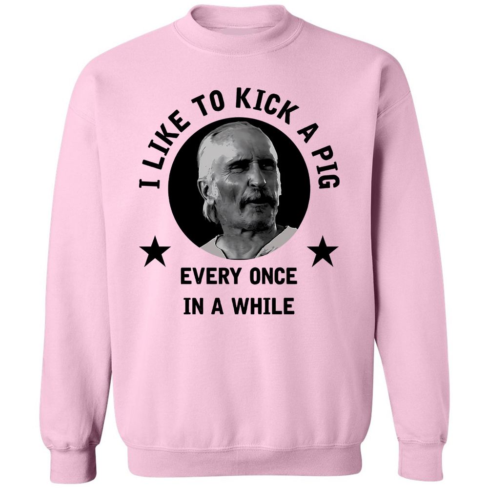 I like to kick a pig - Light Pink - 3