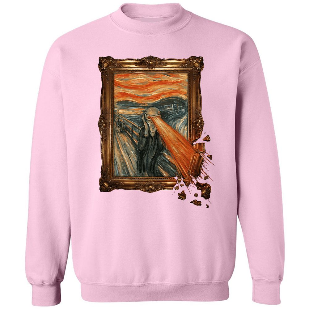 Classic Unisex Sweatshirt - DMUKSSRW - Light Pink - 3