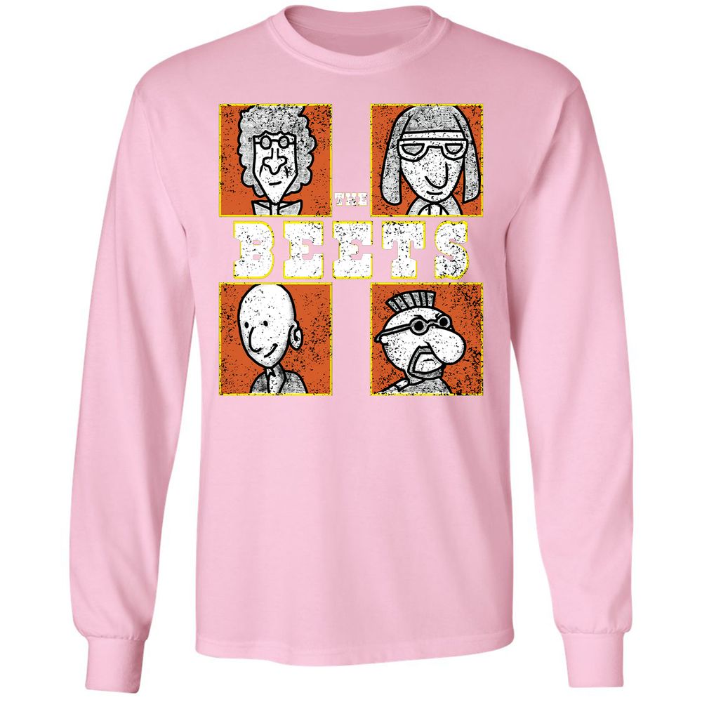 Long Sleeve T-Shirt - Q9Y5XR9F - Light Pink - 3