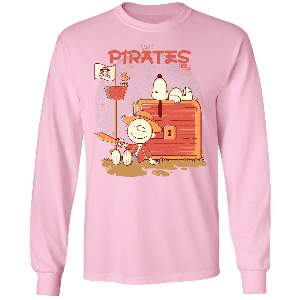 Long Sleeve T-Shirt - RAK7KSPQ - Light Pink - 3