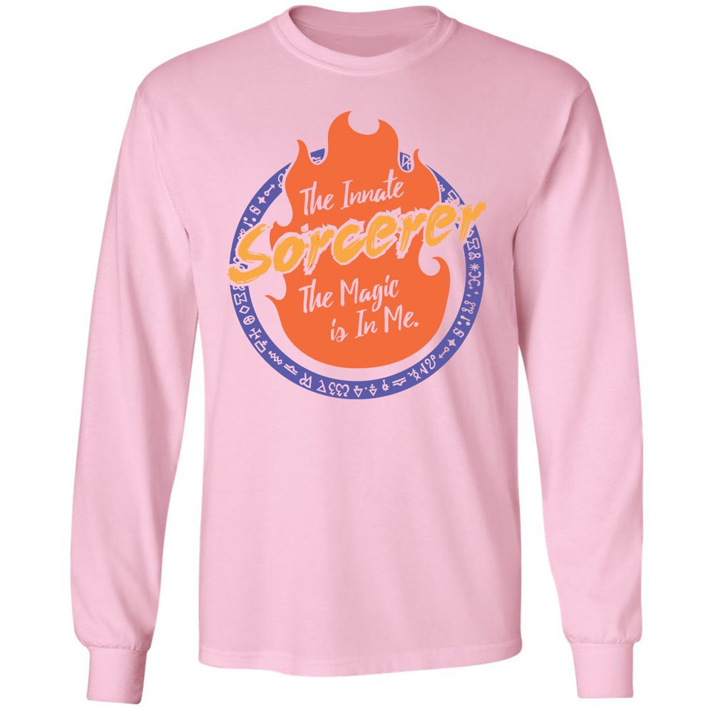 Long Sleeve T-Shirt - W2V4DMR6 - Light Pink - 3