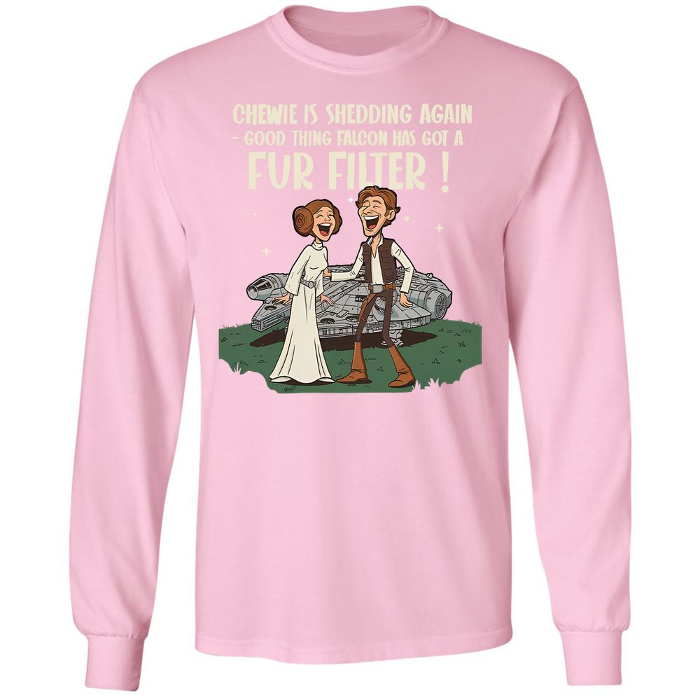 Long Sleeve T-Shirt - SHZEEP74 - Light Pink - 3