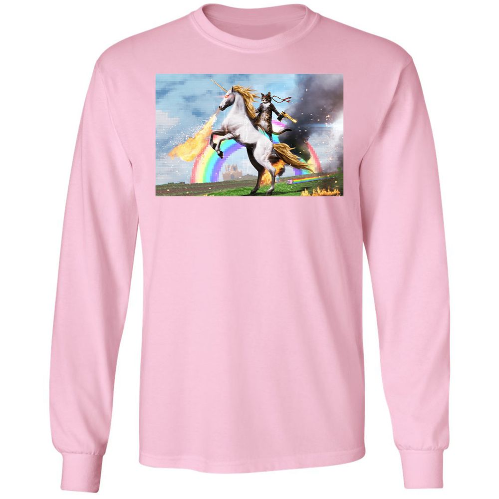 Long Sleeve T-Shirt - N21FGS4T - Light Pink - 3