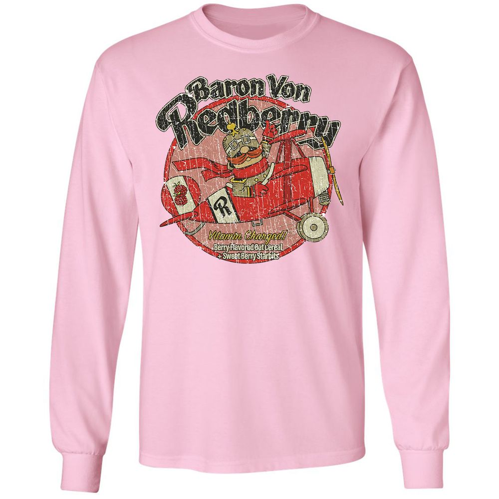 Long Sleeve T-Shirt - CTSHKN96 - Light Pink - 3