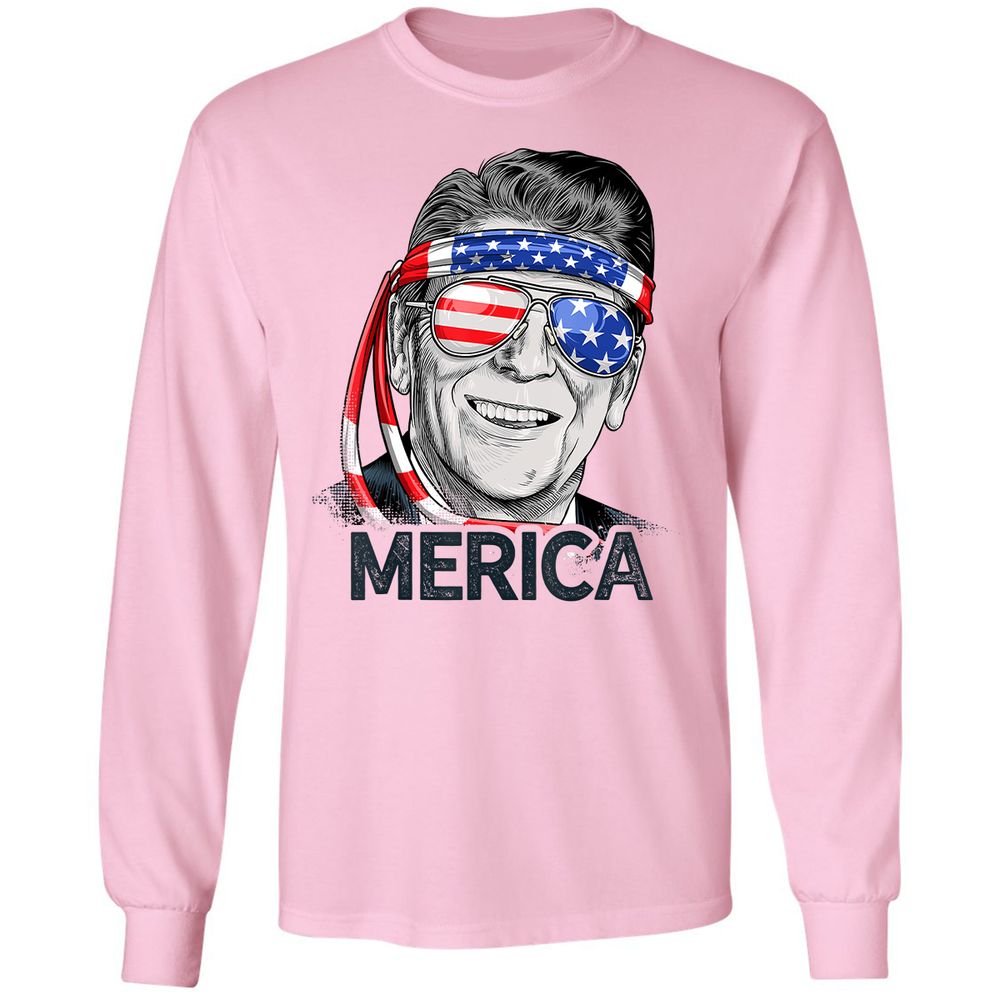 Long Sleeve T-Shirt - JRVTZD3V - Light Pink - 3