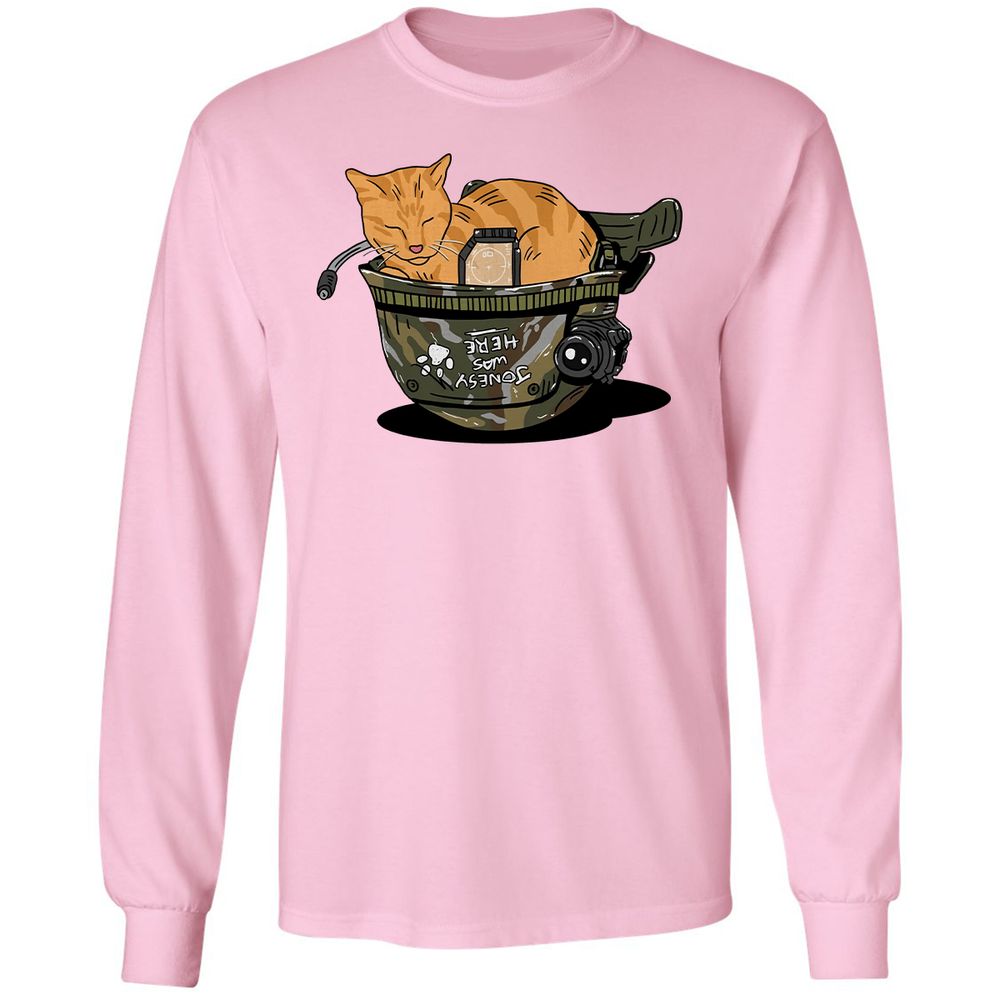 Long Sleeve T-Shirt - XFGT8W8H - Light Pink - 3