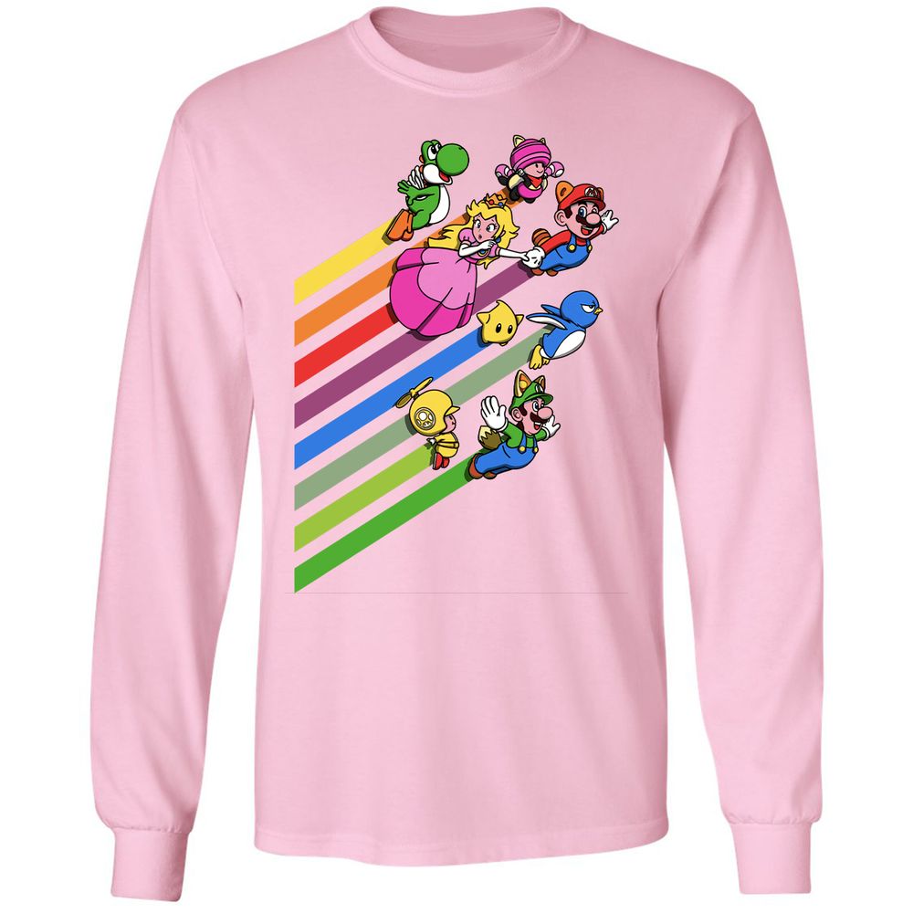 Long Sleeve T-Shirt - 6QTTUZJH - Light Pink - 3