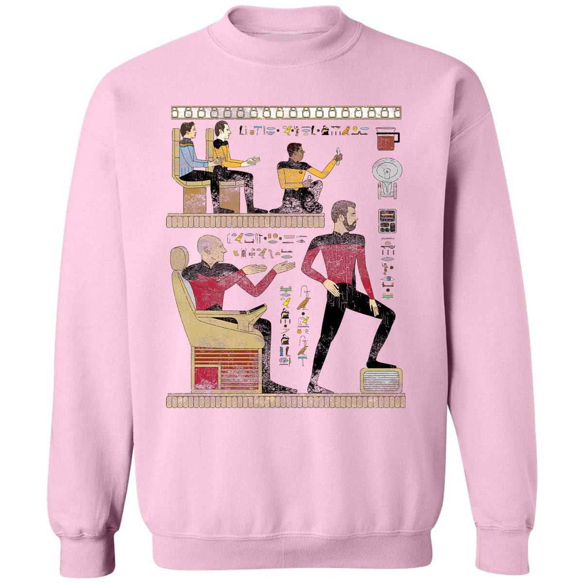 Classic Unisex Sweatshirt - H61A5WMY - Light Pink - 3