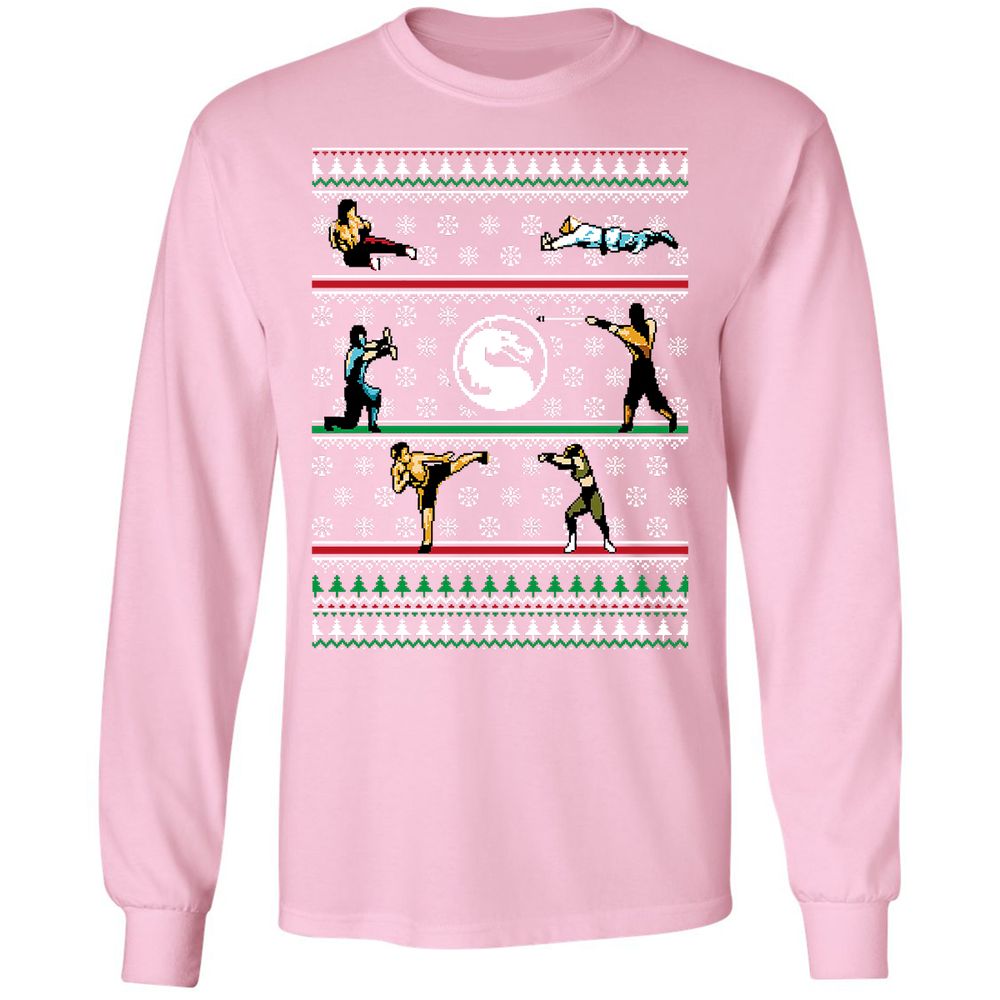 Long Sleeve T-Shirt - 8Y3LLHXJ - Light Pink - 3