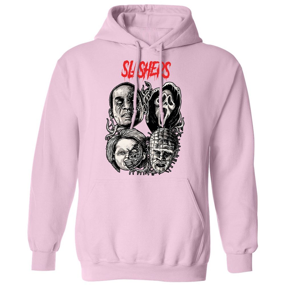 Classic Unisex Hoodie - ST68JA8A - Light Pink - 3