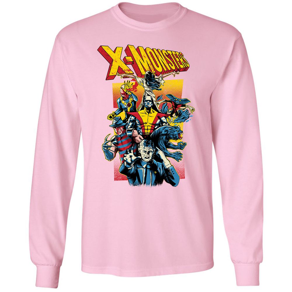 Long Sleeve T-Shirt - MXRH2ZGC - Light Pink - 3