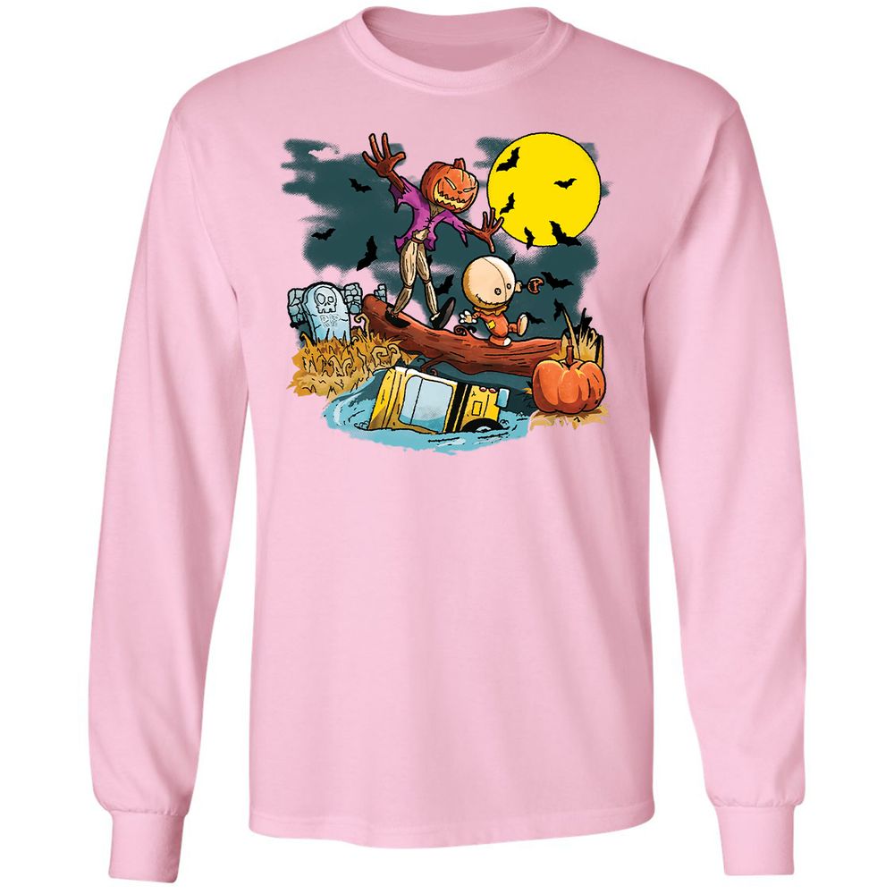 Long Sleeve T-Shirt - YYSDVDP3 - Light Pink - 3
