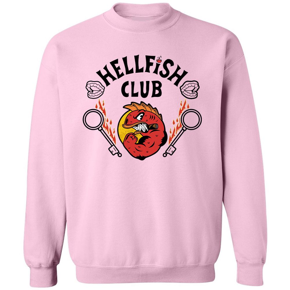 Classic Unisex Sweatshirt - ZT64H4RJ - Light Pink - 3