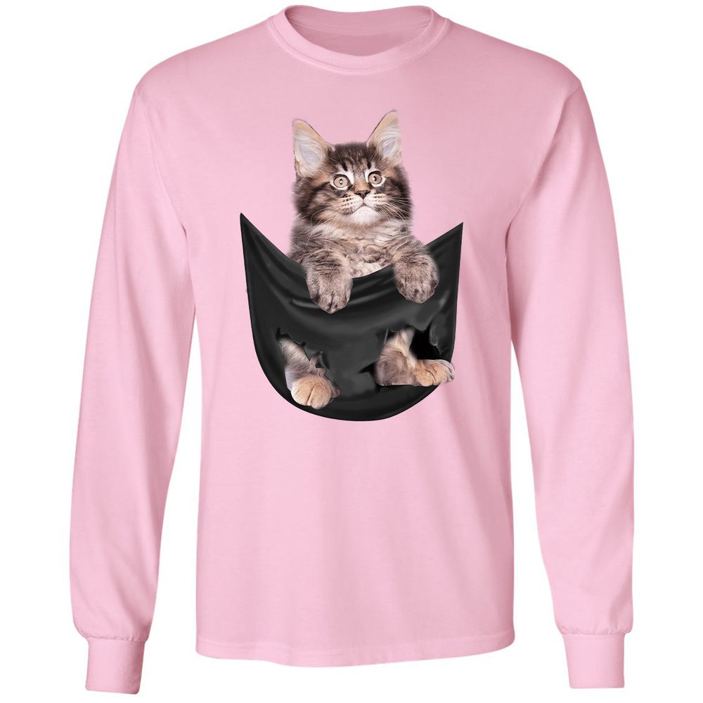 Long Sleeve T-Shirt - 3S9GBNU8 - Light Pink - 3