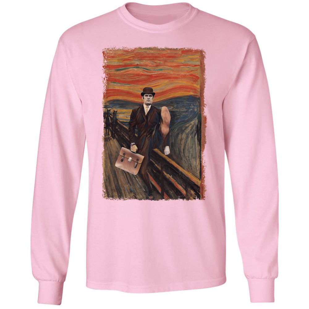 Long Sleeve T-Shirt - YUMENUXV - Light Pink - 3