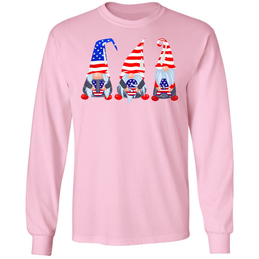 Long Sleeve T-Shirt - AETDZ14S - Light Pink - 3