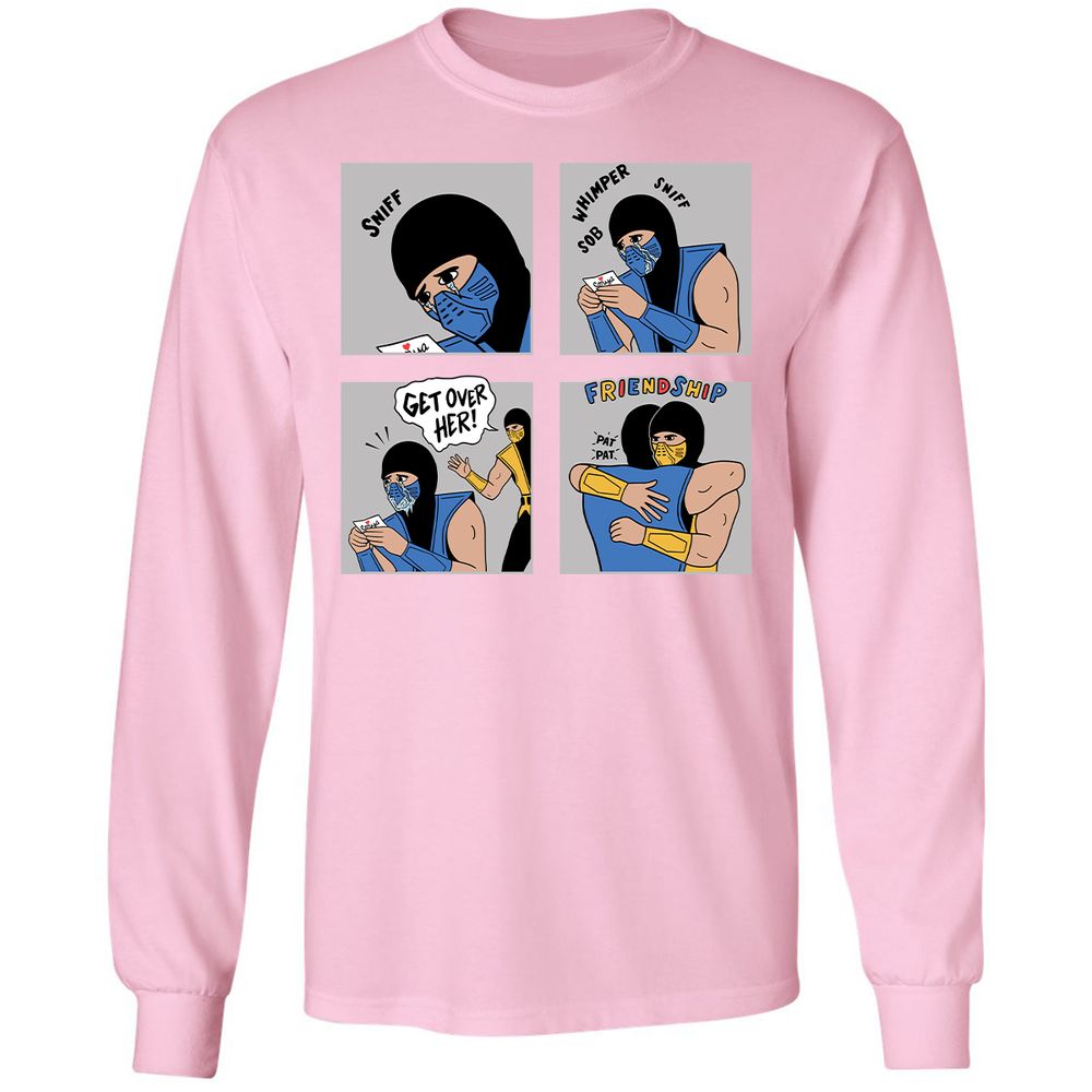 Long Sleeve T-Shirt - JPTBYGBR - Light Pink - 3