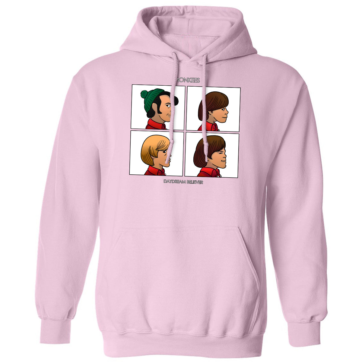 Classic Unisex Hoodie - ZKU4WGHB - Light Pink - 3