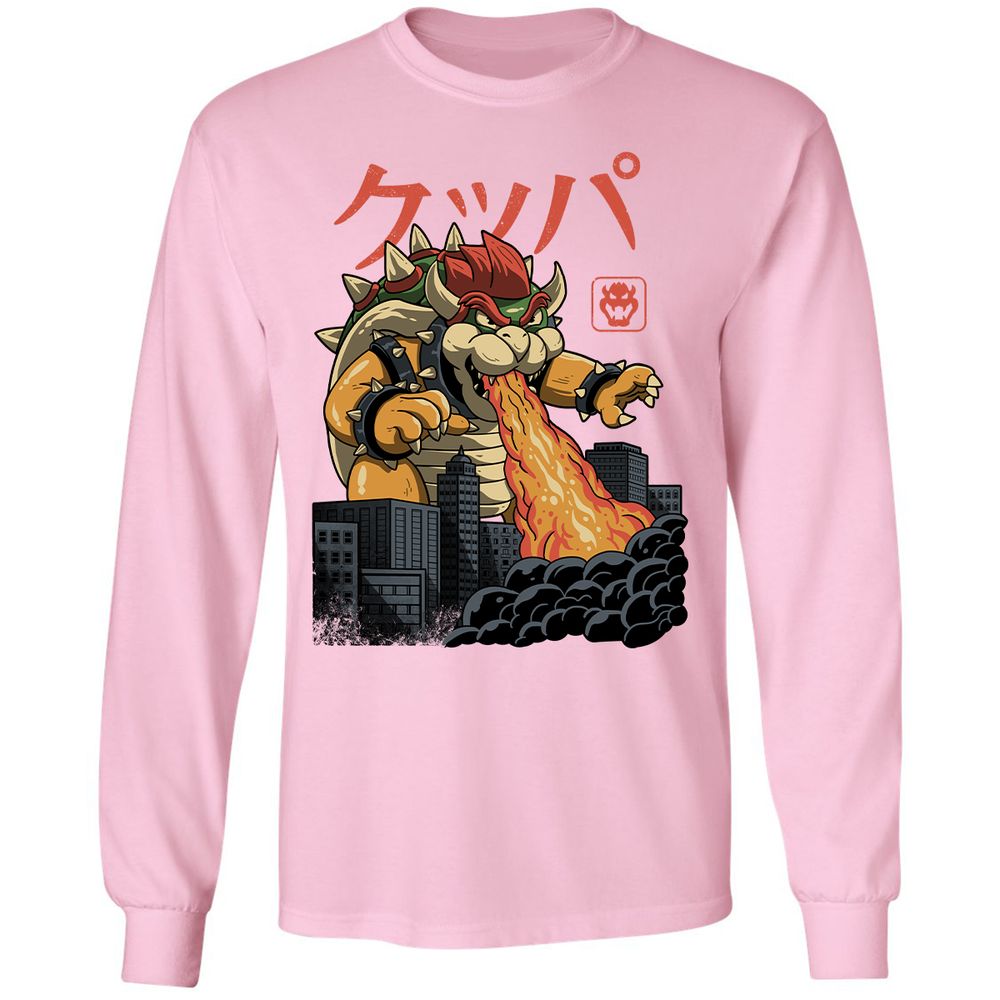 Long Sleeve T-Shirt - 99H2RZV3 - Light Pink - 3