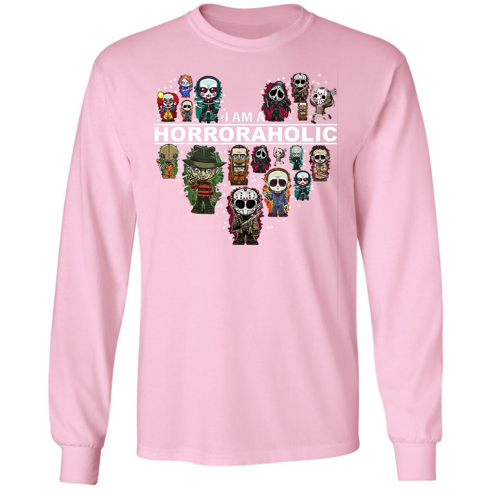Long Sleeve T-Shirt - QGLPTHFT - Light Pink - 3