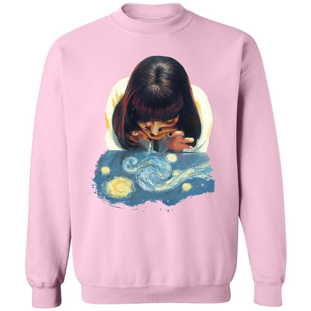 Classic Unisex Sweatshirt - WUQVQ8D1 - Light Pink - 3
