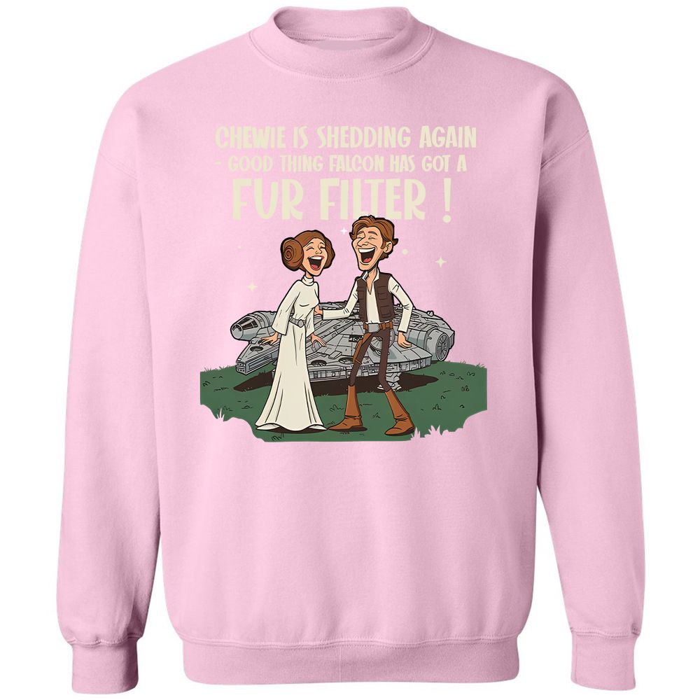 Classic Unisex Sweatshirt - LYDVTA68 - Light Pink - 3